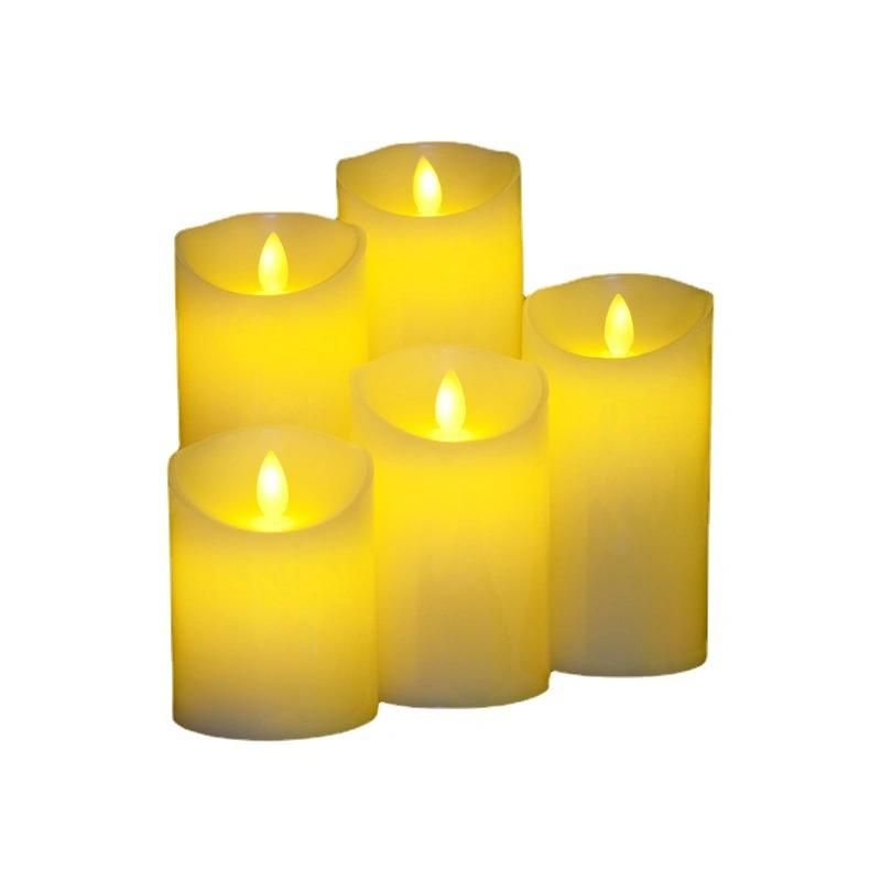 Swing Electronic Candle Lamp Warm Yellow Light Flameless LED Candles Battery Operated Candles for Halloween, Christmas, Home Decor, Home Party