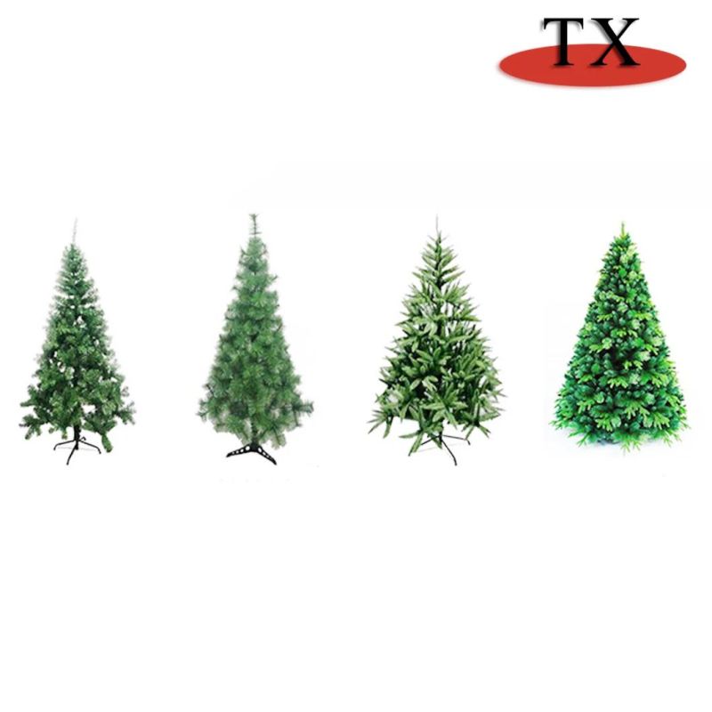 2m-5m Green PE PVC Hinged Christmas Tree Decoration with Snow Home Decoration Christmas Gift