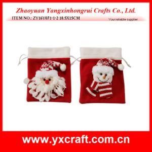 Christmas Decoration (ZY16Y071-1-2 18.5X15CM) Felt Christmas Packing Bag
