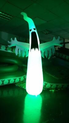 Halloween Inflatable Halloween Yard Decoration Inflatable Halloween Ghost with LED Lights