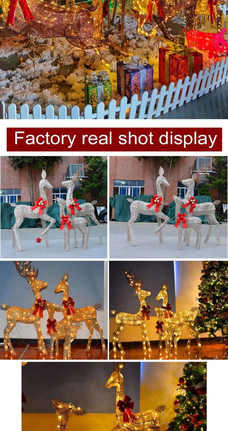 Wholesale Customizable LED Reindeer Lighting Products with Factory Price