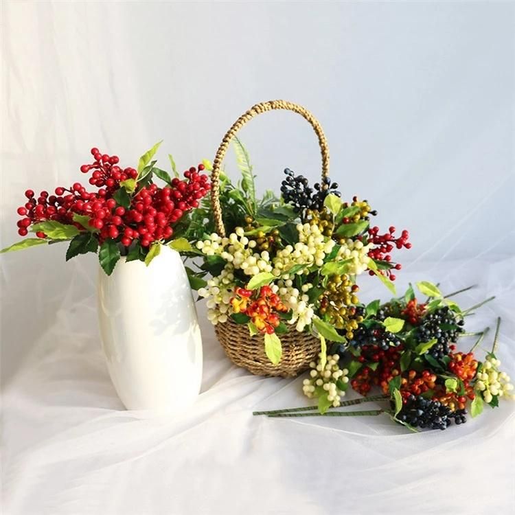 Small Berries Artificial Berry Bouquet Christmas Floral Berry Pick Christmas Decorations