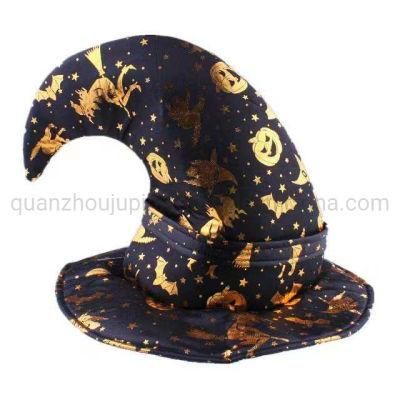 OEM Halloween Party Pumpkin Printing Witch Hat