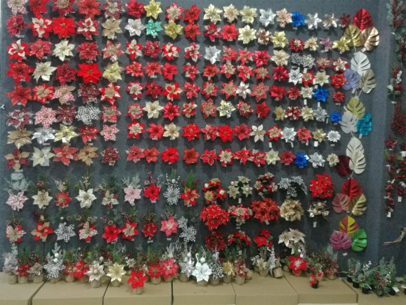 Artificial Flowers Garland Heart Wreath Wedding Christmas