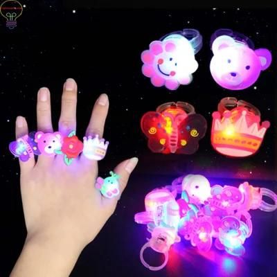 LED Flashing Ring LED Luminous Finger Lamp Party Toys