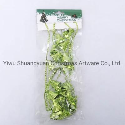 270cm Apple Green Christmas Beads Garland for Christmas Tree Decoration