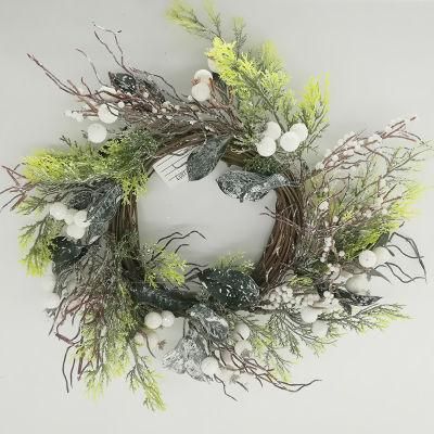 Bulk Christmas Wreaths for Front Door Decorative Wreath