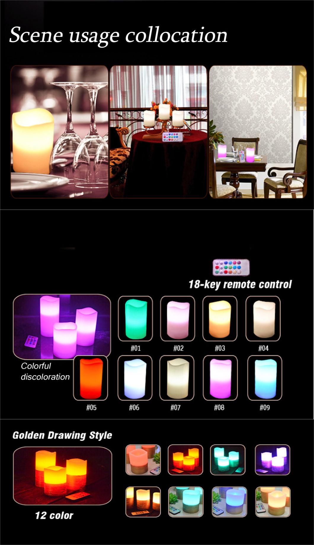 LED Colorchanging Candle Room Decoration Room Candle Light