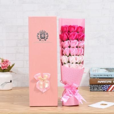 Artificial Soap Roses Flower Bouquet for Valentine&prime;s Day, Mother&prime;s Day, Christmas, Anniversary, Wedding