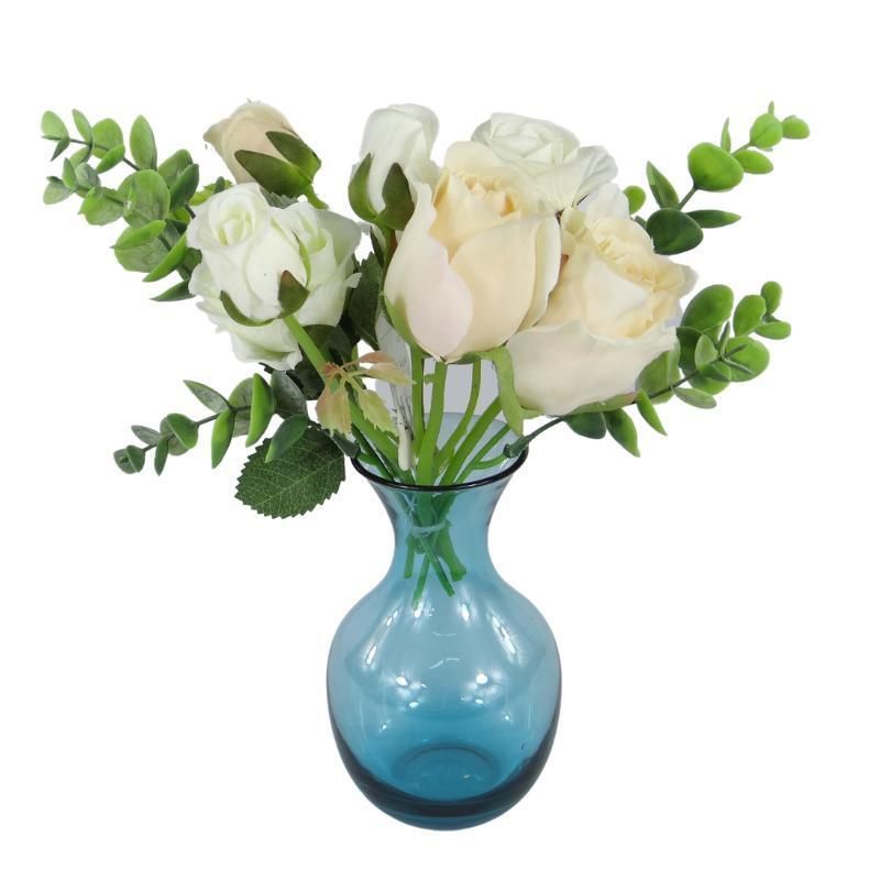 High Quality Wedding Decoration Home Decoration Silk Rose Artificial Flower