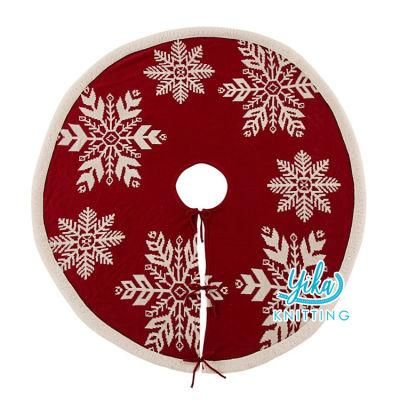 Cashmere Christmas Knit Floor Mat Indoor Decoration Ponpom