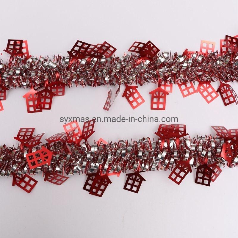 High Quality Cheap Price Christmas Tree Decorated Supplies 2m Pet Tinsel