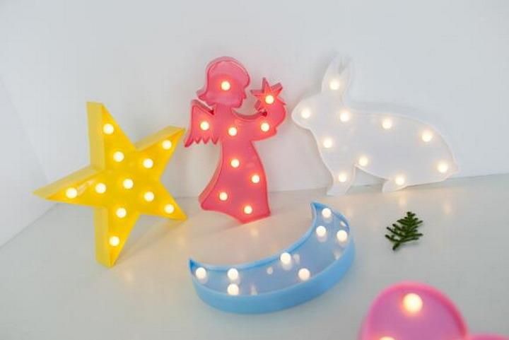 Flamingo Star Love Shaped Christmas LED Light