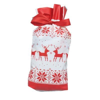 Christmas Packaging EVA Candy Biscuit Gift Wrapping Food Drawstring Bag