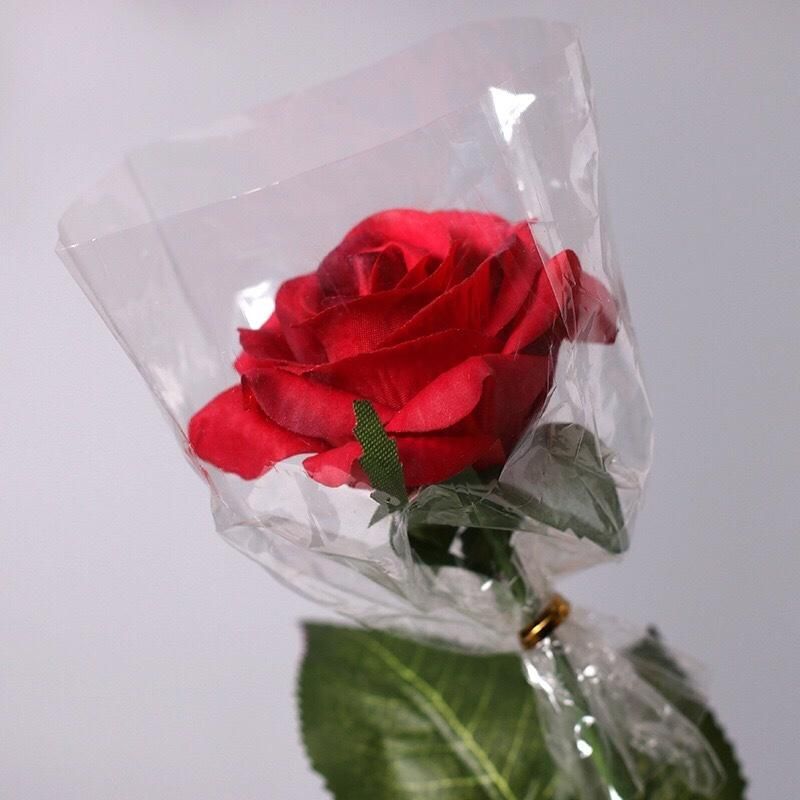 Inunion Hot Selling Simulation Single Real Touch Roses Artificial Flowers Moister Silk Rose