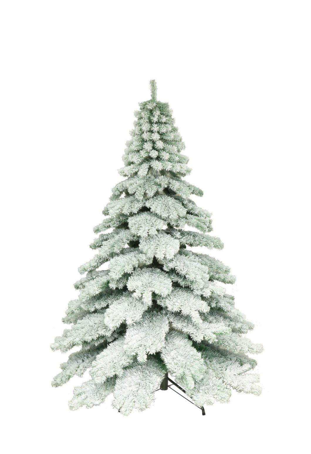 White Heavy Snow Flocked PVC Tips Christmas Tree