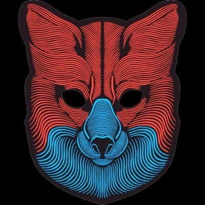 LED Animal Mask Party Mask Sound Activated Mask