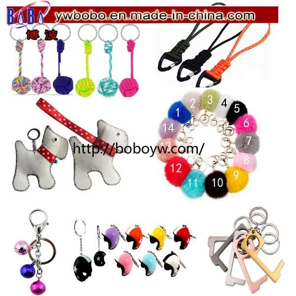 Tassel Keychain Charm Rabbit Fur POM POM Ball Key Chain Keyring Christmas Products (G8036)