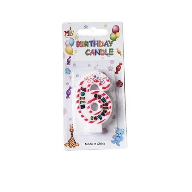 Number Novelty Birthday Cake Candles