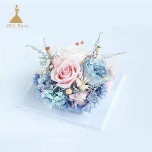 Immortal Flowers in Acrylic Flower Display Box
