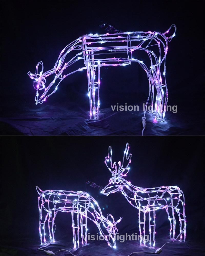 Outdoor Lighting Garden 3D Lighting Deer