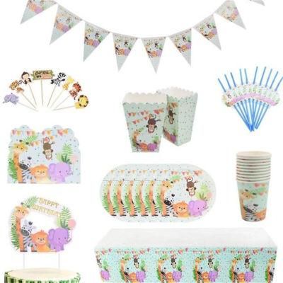 Party Gift Birthday Party Decorations Kids Gift Tableware Set
