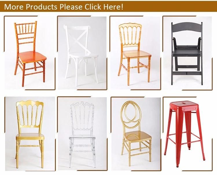 Wholesale Beech Wood Stackable Cross Back Wedding Party Chair