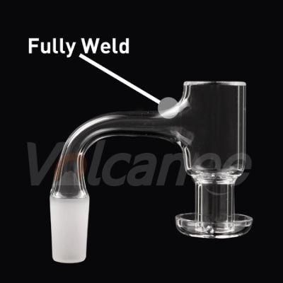 Volcanee New Fully Welded Terp Slerps 20mm Quartz Banger Beveled Edge Top Nail