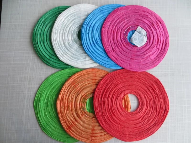 Colorful Party Festival Home Decoration Round Hanging Paper Lantern