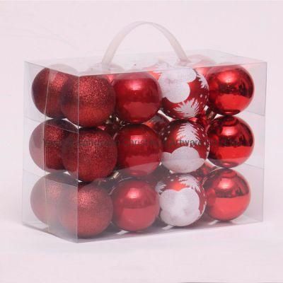 Christmas Tree Ornament Decoration Hanging Plastic Christmas Ball