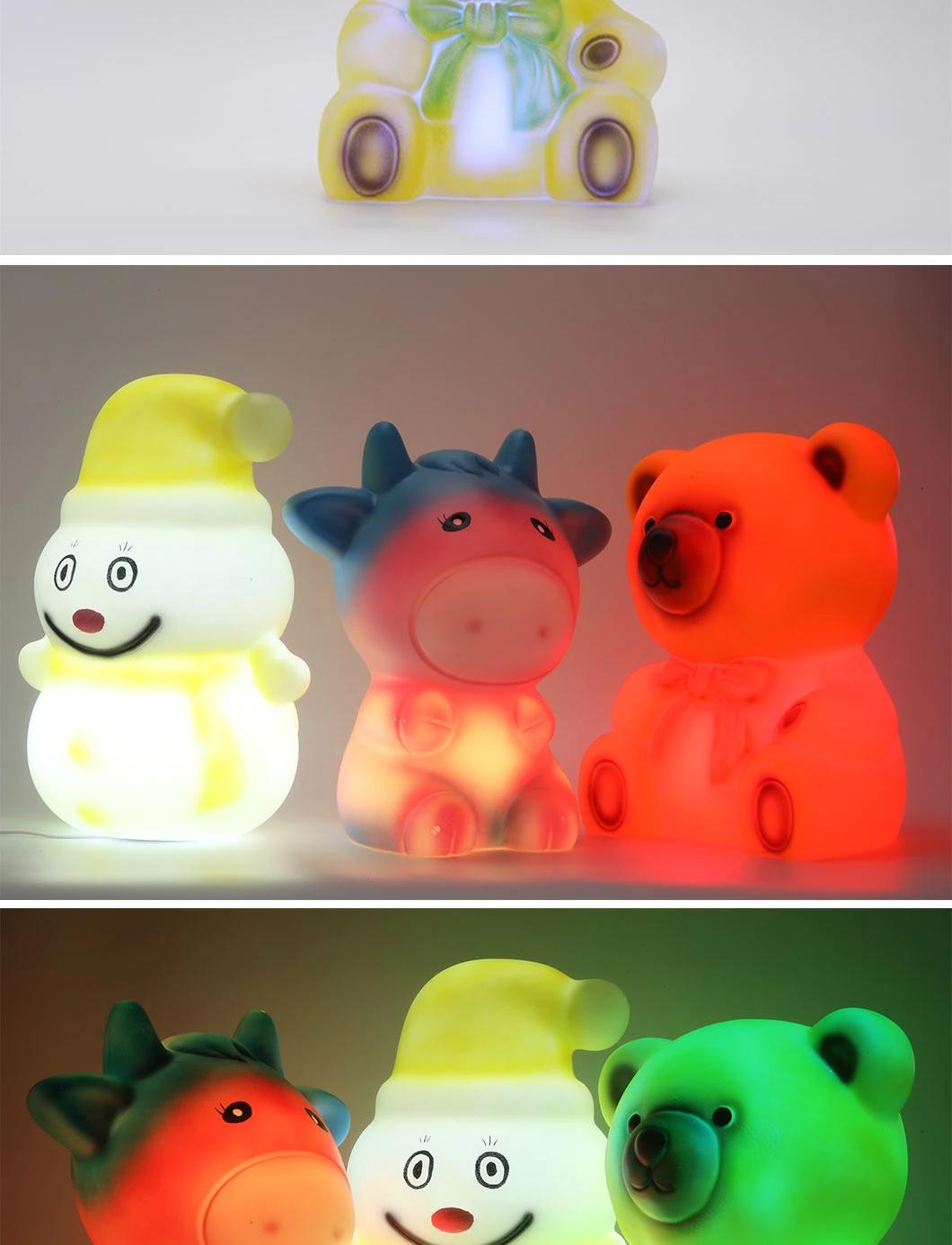 Cute Plastic Bear Decoration Night Light