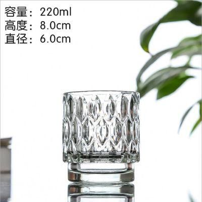 Luxury Glass Candle Holder Cylinder Candle Holder