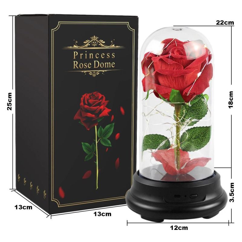 Hot Sale Valentine′ S Day Gifts Wholesale LED Rose Lamp Shade