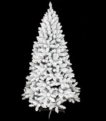 Yh21122 White Snow PVC Artificial Xmas Tree with White