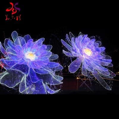 Flowers Shape 3D LED Christmas Festival Motif Lights