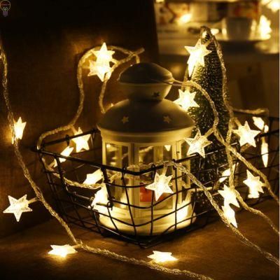 Twinkle Star LED Window Curtain String Light Decoration