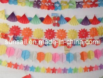 Wedding Party Hanging Tissue Paper Garland Decorations