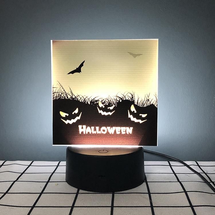 Creative Halloween Products Pumpkin and Bat Design LED Night Lights