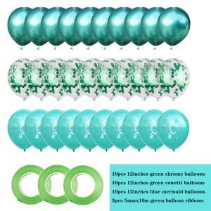 Amazon 33 PCS Mermaid Printing Balloon Confetti Balloons Party Decoration