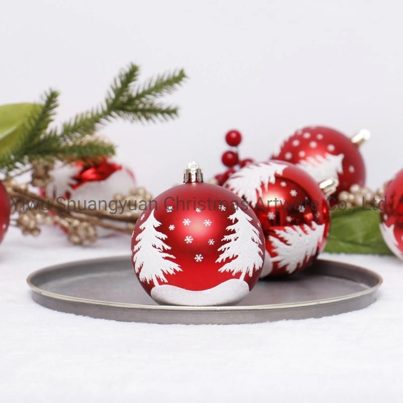 New Design Christmas Ball for Holiday Wedding Party Decoration Supplies Hook Ornament Craft Gifts