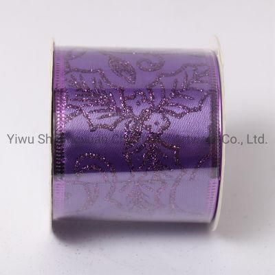 Christmas Ribbon Decor for Holiday Wedding Party Decoration Supplies Hook Ornament Craft Gifts