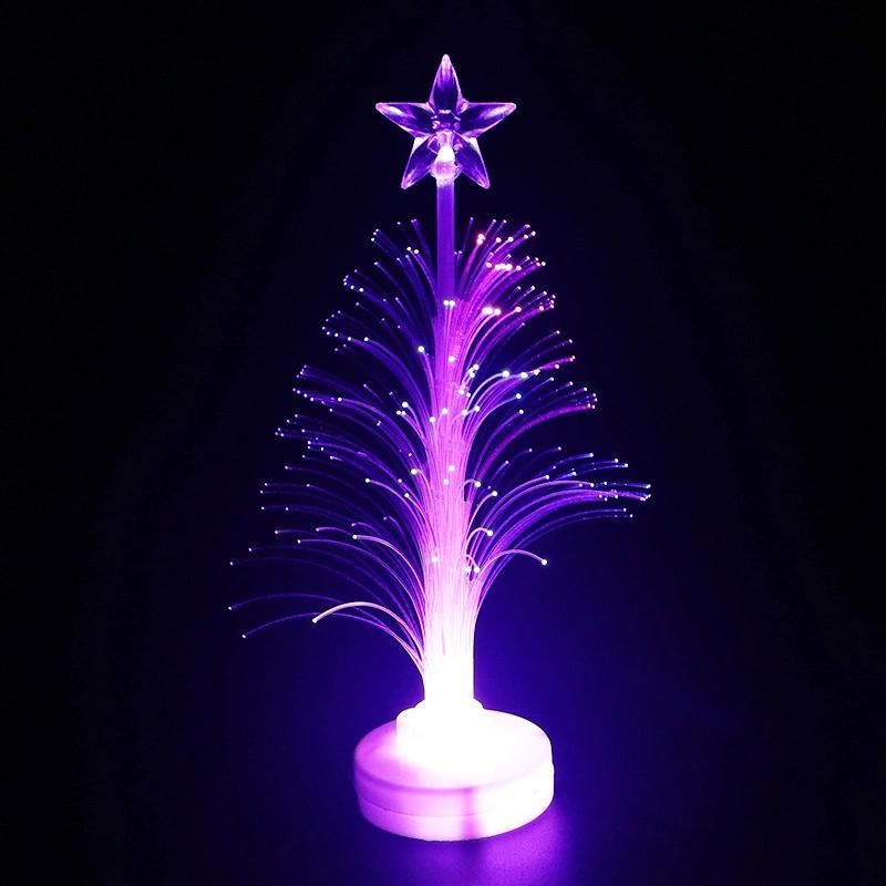 Christmas Gift Party Decoration Flashing Light up LED Optical Fiber Christmas Tree