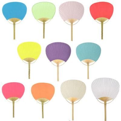 Wedding Paddle Fan Paper Decorative Fans