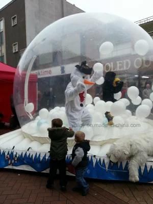 Inflatable Snow Globe Bouncy Castle for Christmas Festive
