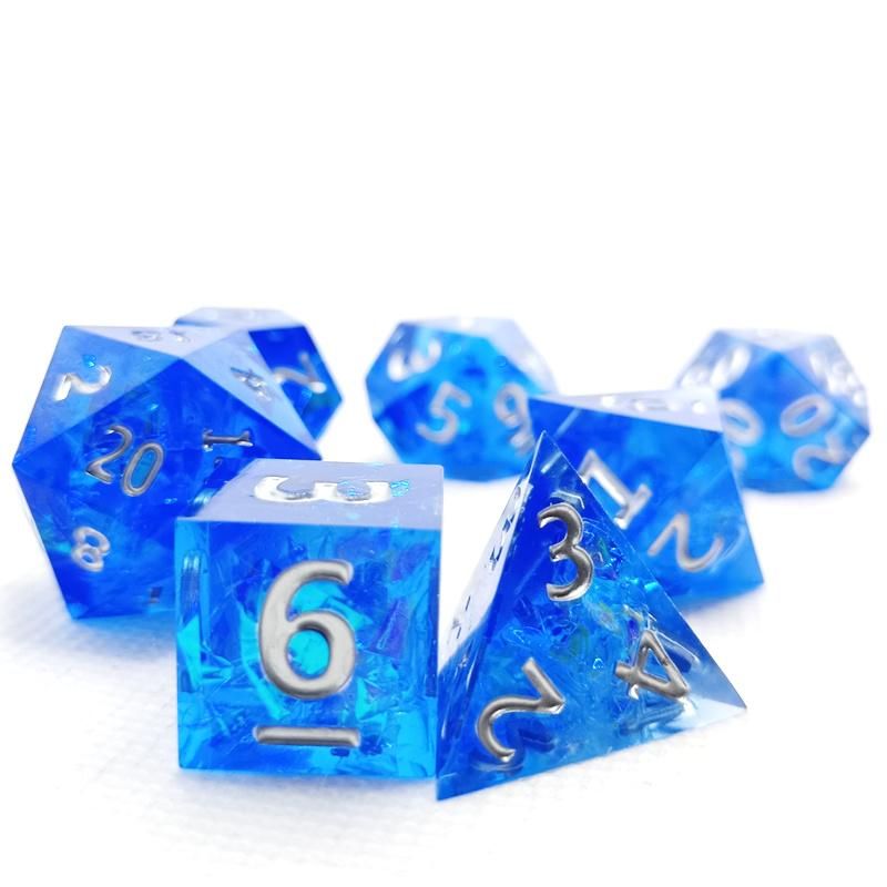 New Upscale Resin Transparent Dnd Dice Set Polyhedral Dice Rpg Dice