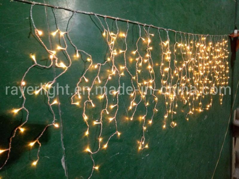 Festival Curtain Lights Outdoor Party Decoration Christmas LED Icicle Lights