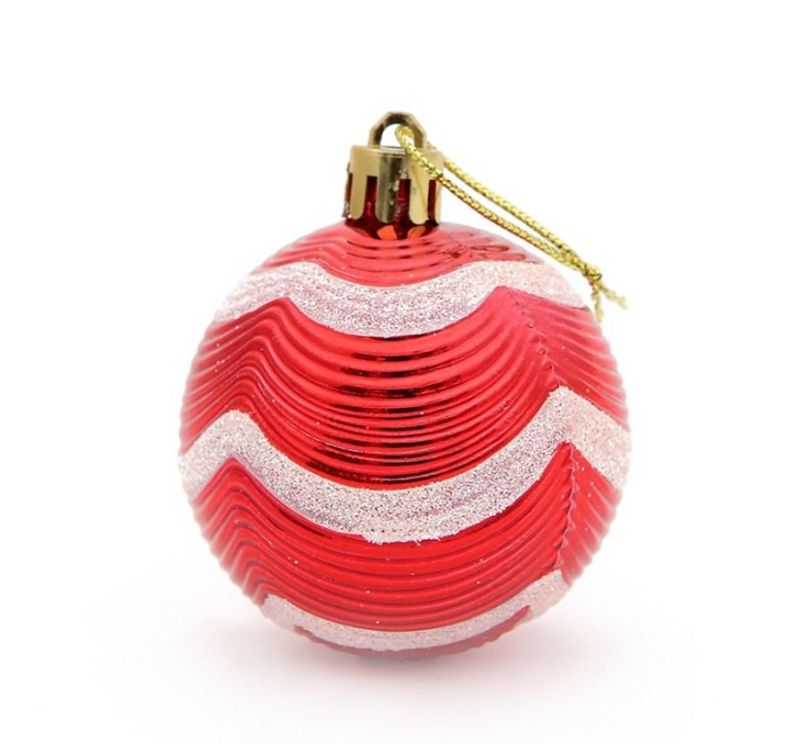 Hot Sale Plastic Hanging Christmas Ornaments Tree Bauble Ball