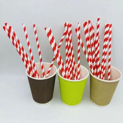 Factory Price New Design Biodegradable Colorful Drinking Paper Straws