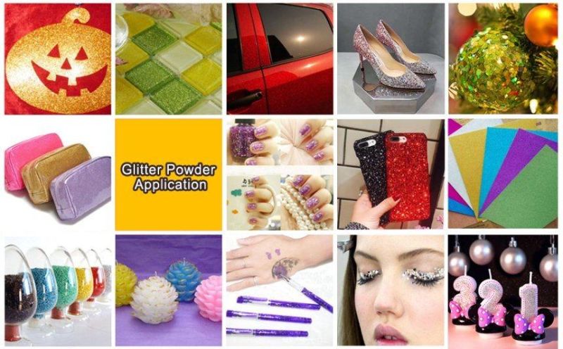 China Color Colorful Acrylic Art Nail Colors Glitter Powder