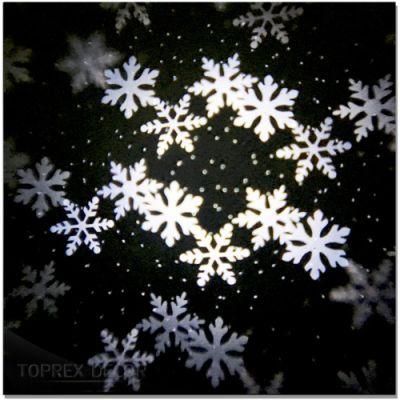 New Promotion Christmas Yard Decorations Lighted Window Christmas Snowflake LED Projector Stage Lights Moving
